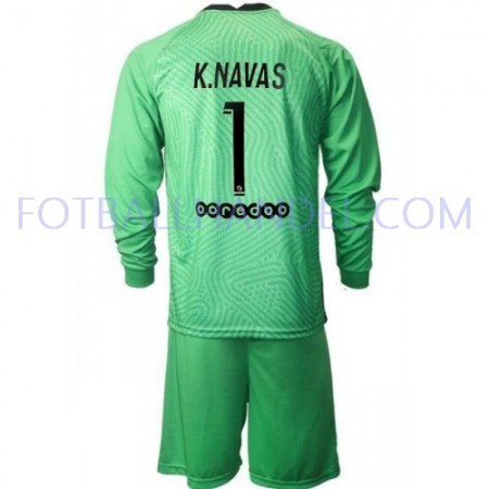Barn Fotballdrakter Keeper Paris Saint-Germain Keylor Navas 1 Tredje 2020-21 Langermet